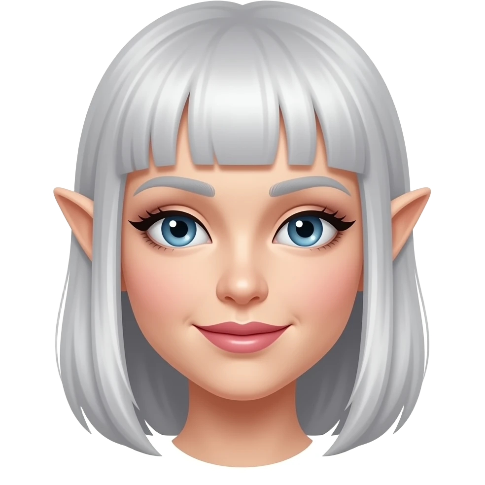glamourous fairy face emoji