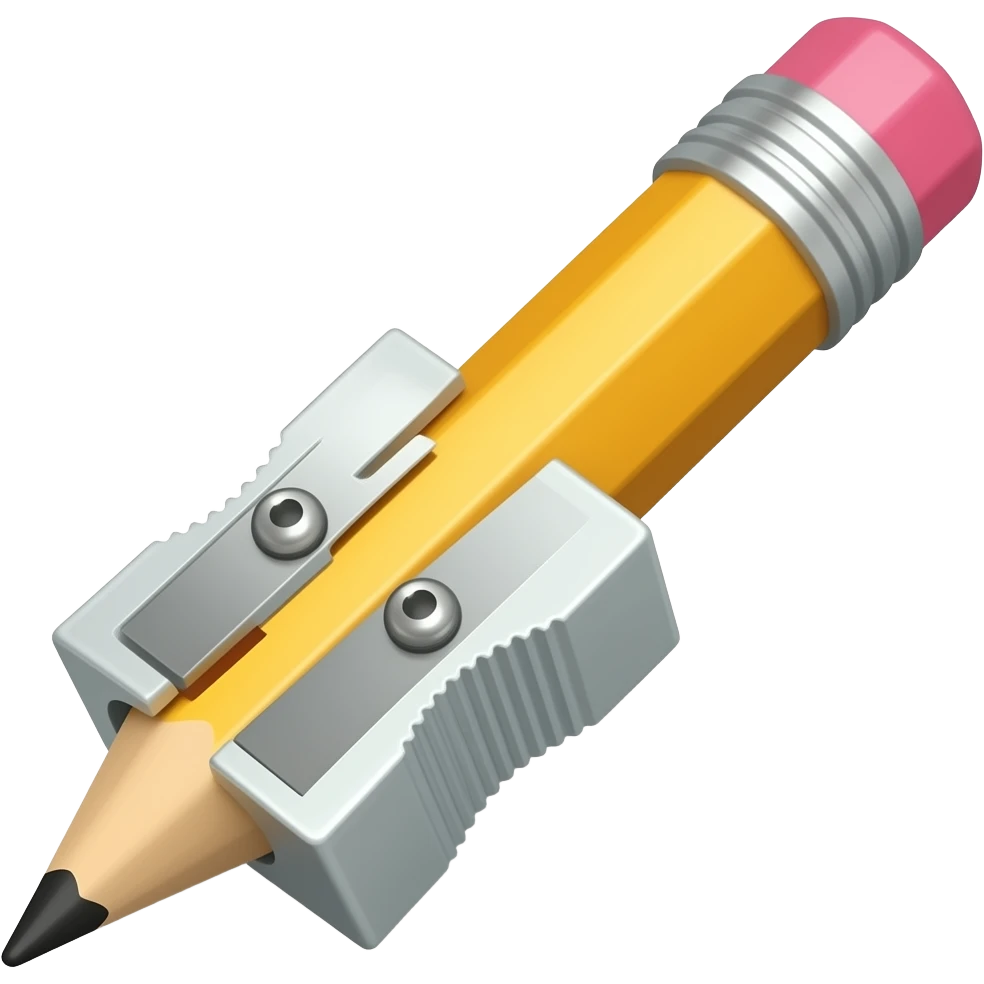 Pencil sharpener emoji