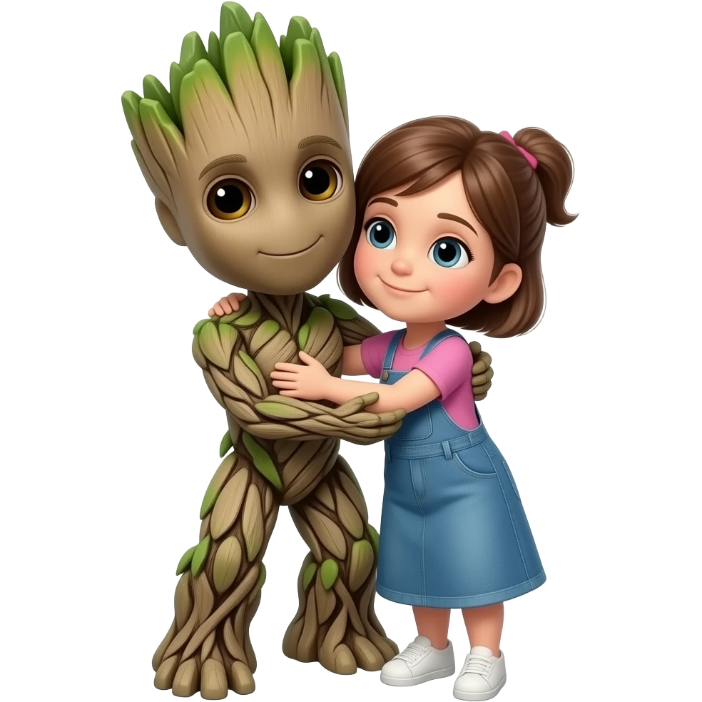 groot hugs Mommy emoji