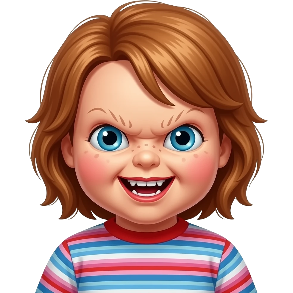 Child's Play, Tiffany, Jennifer Tilly, Evil Face emoji