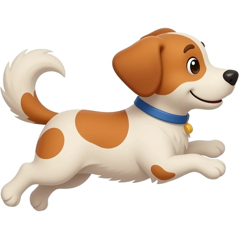 Dog chasing its tail emoji