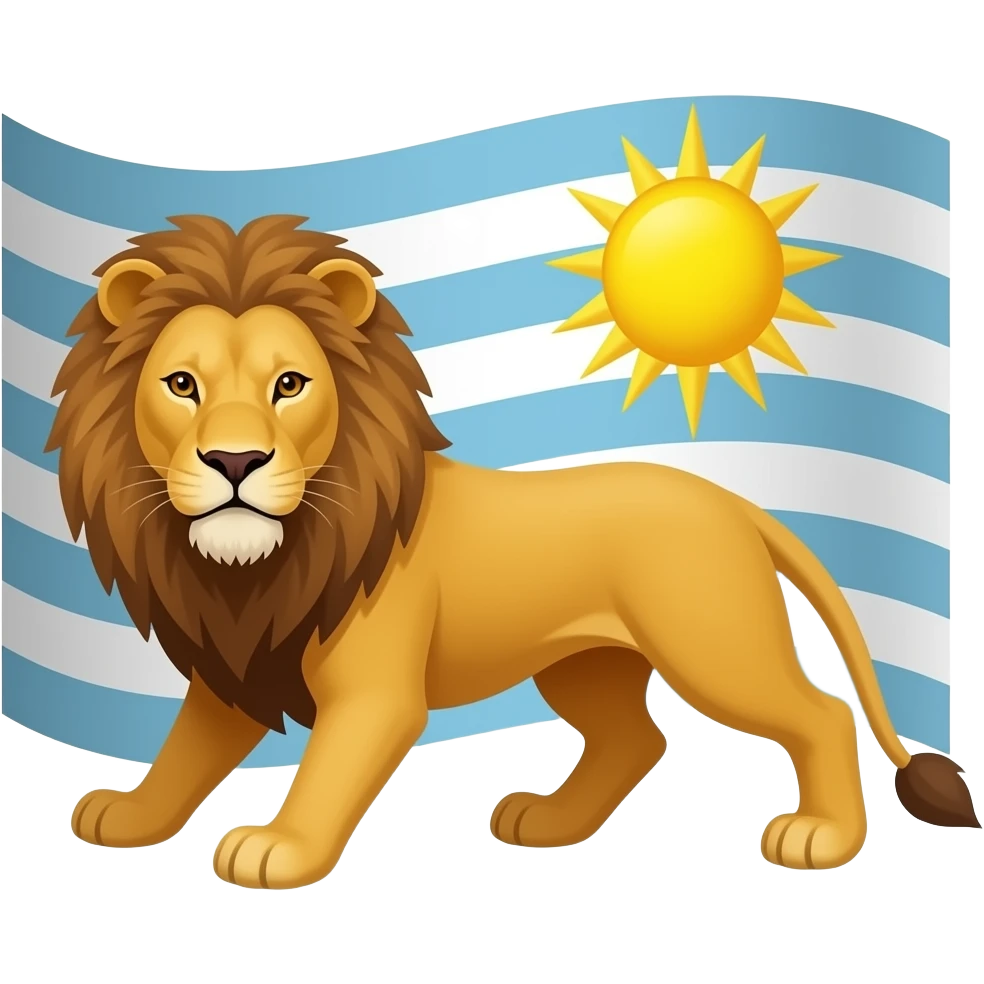 ایموجی پرچم شیر خورشید بساز emoji