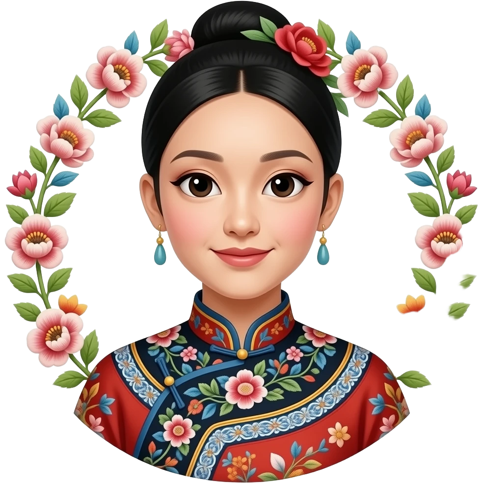 Figura con el embro Asia arriva emoji