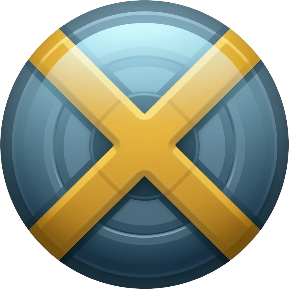 make an x-cross  for a discord emoji but make it space themed and make it so that the mark is fully in or on whatever you make also make it pixeley and space themed emoji