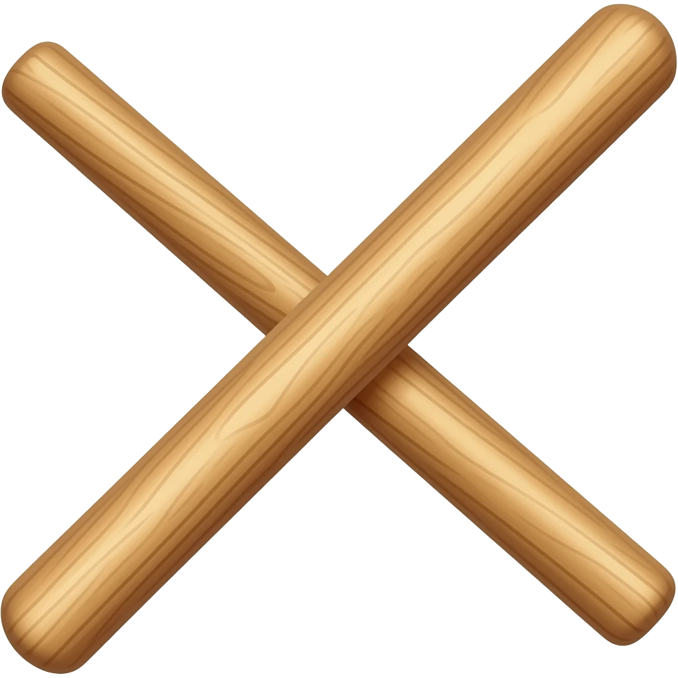 Exercise stick emoji