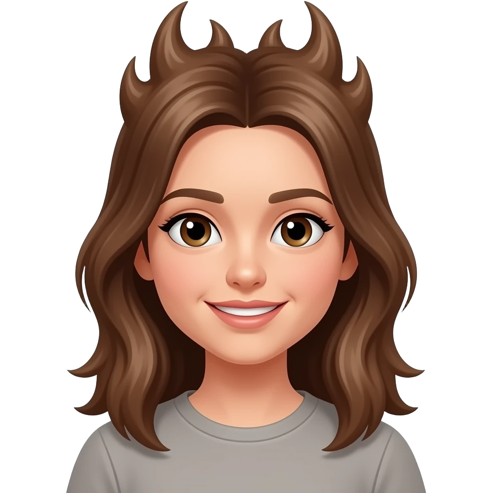 Girl with cum in her hair emoji