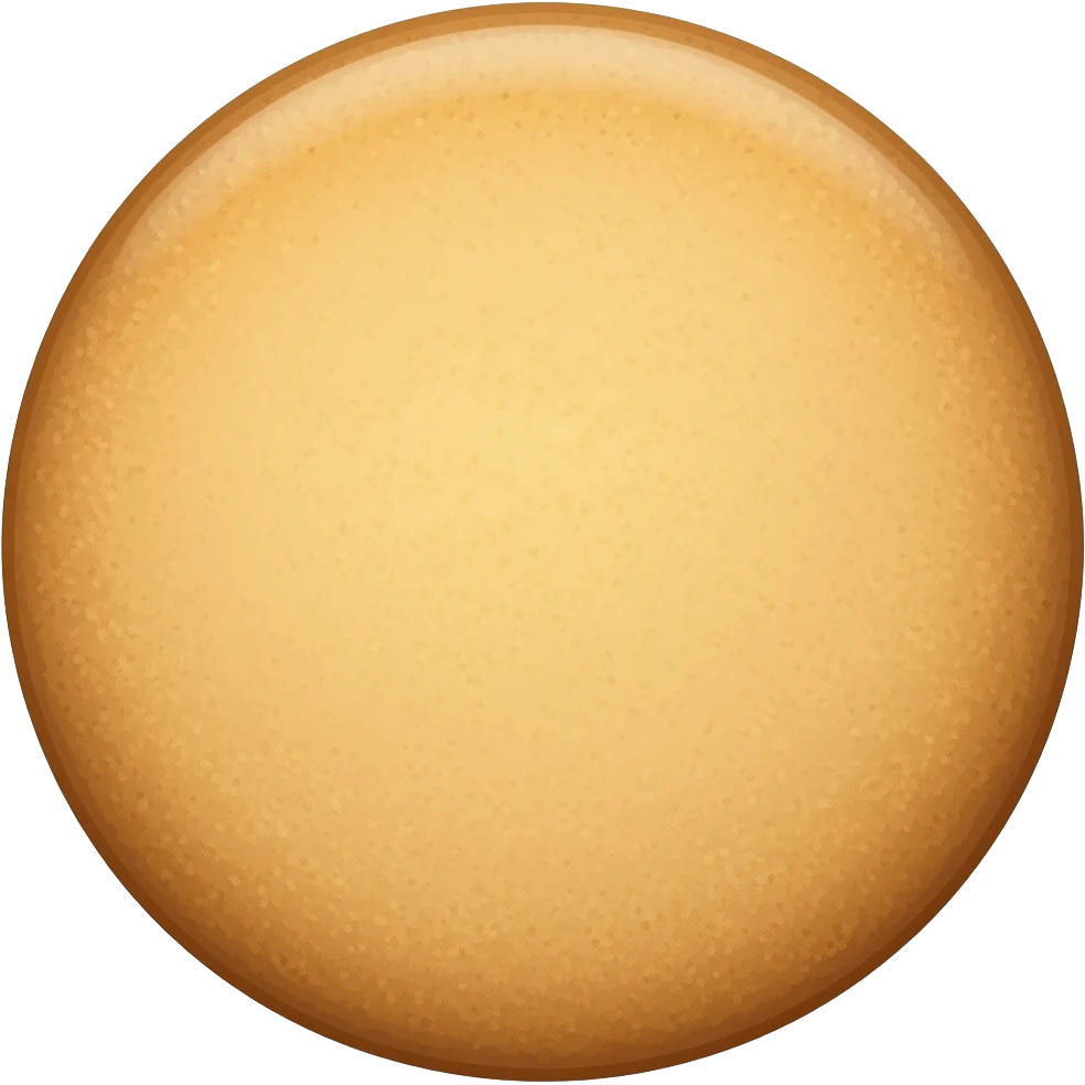 whole wheat plain cookie emoji