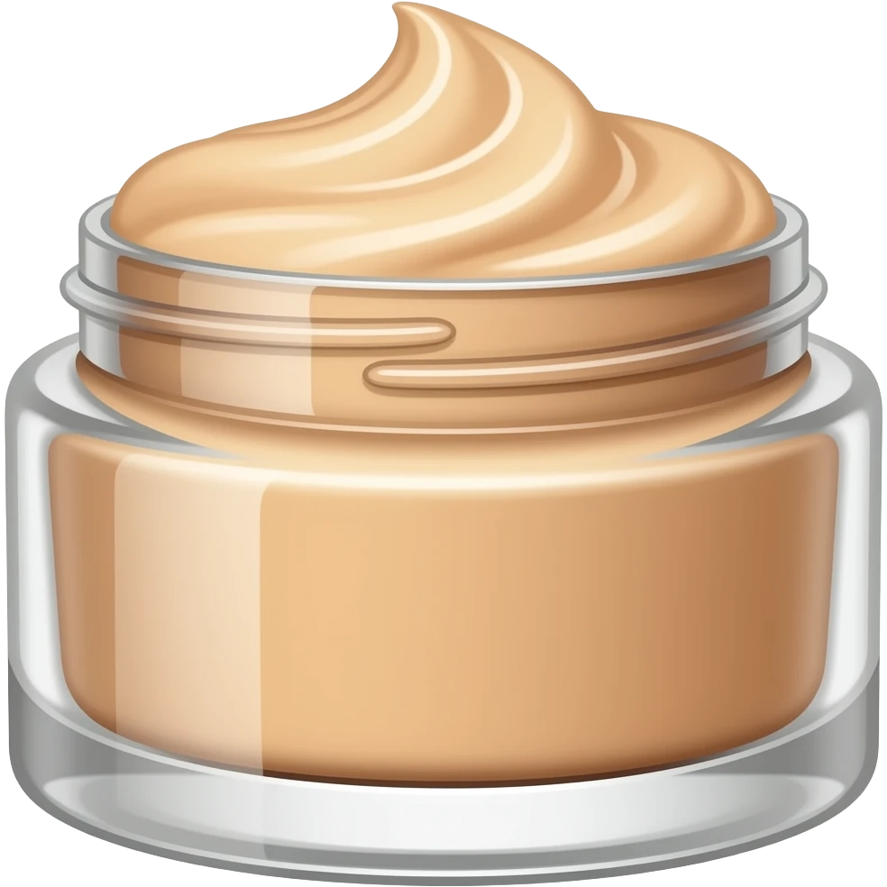skin foundation product cosmetic no text w pudelku po kremie emoji