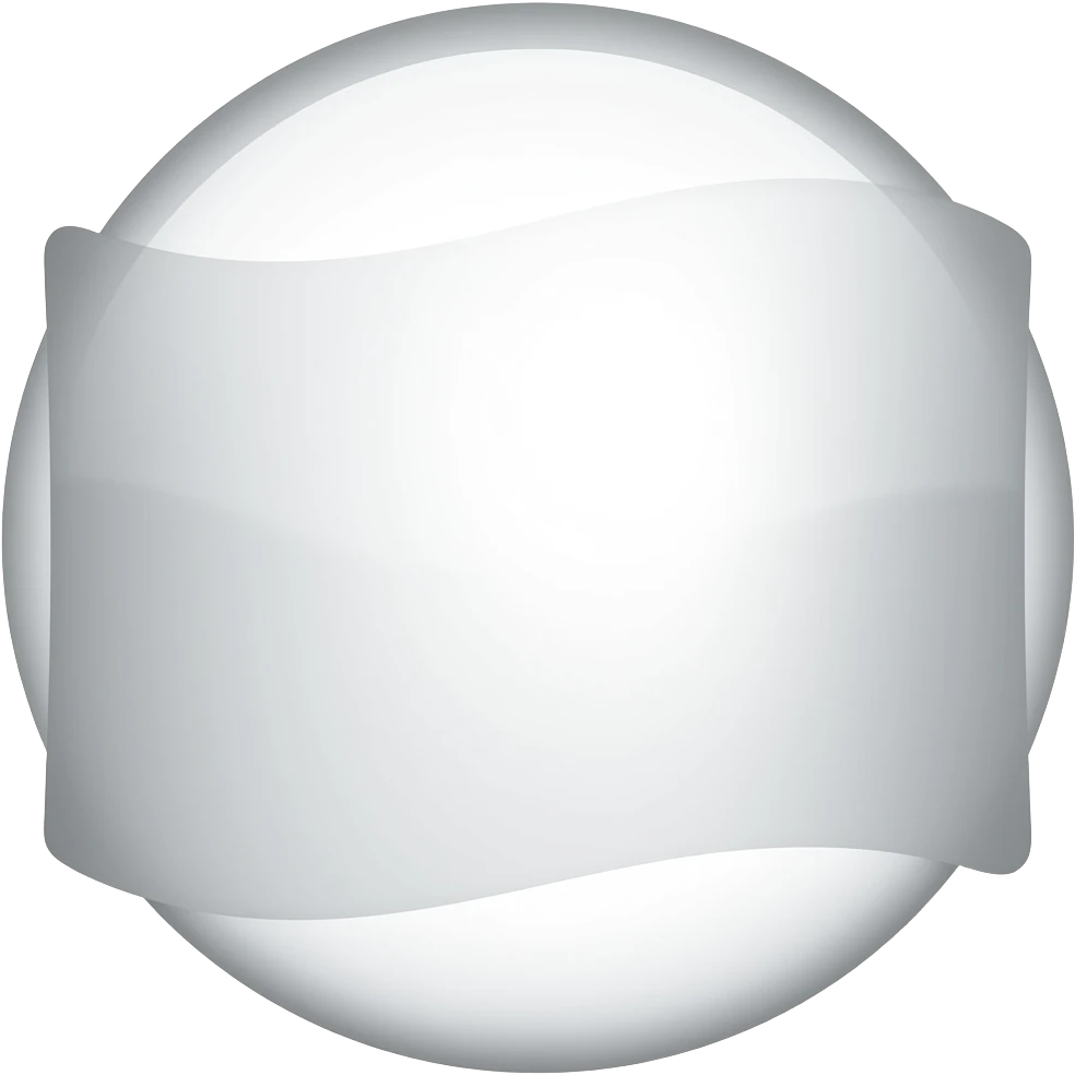 White flag with oval on it emoji