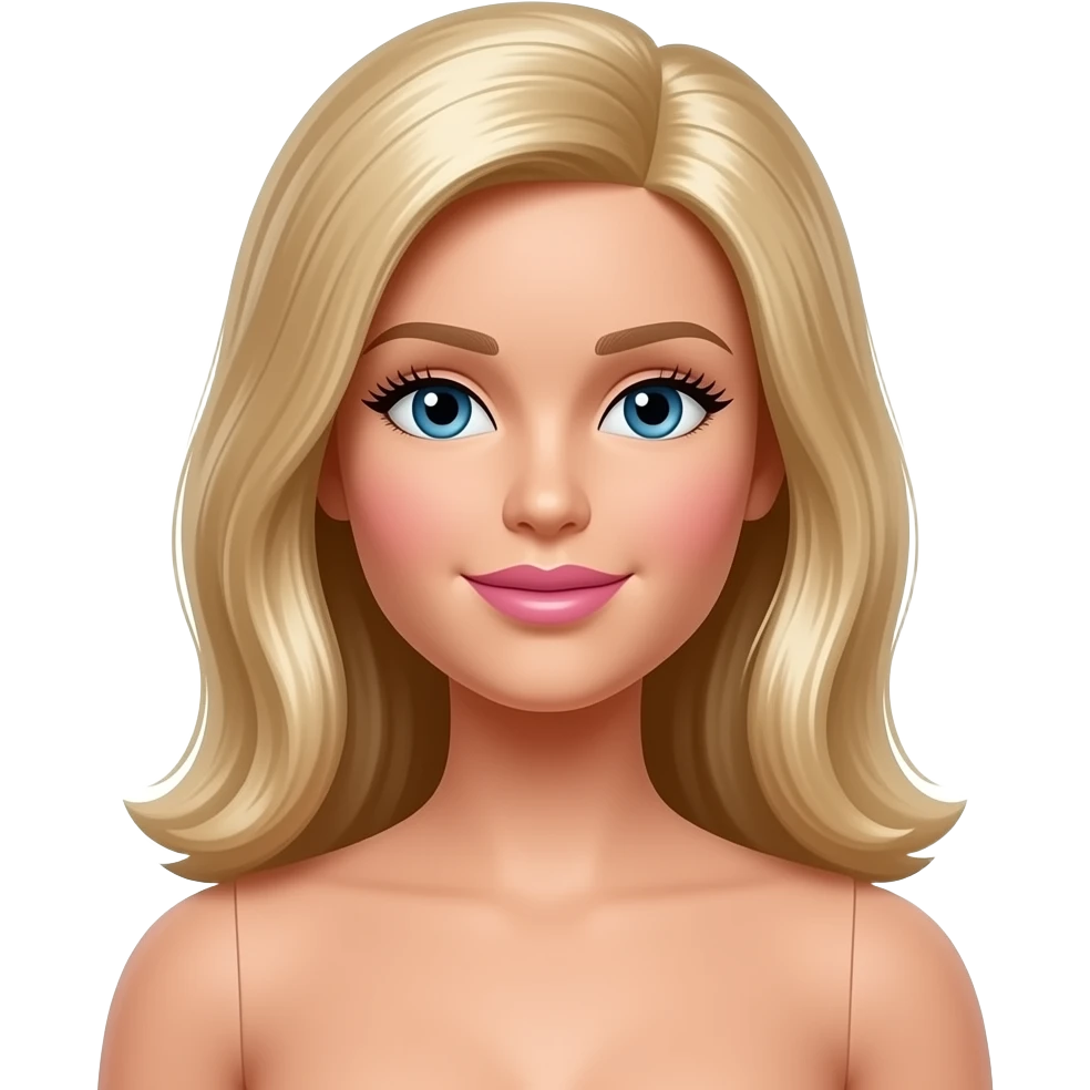 Barbie desnuda emoji