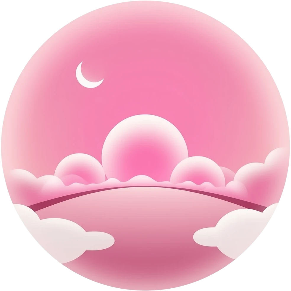 Pink emoji