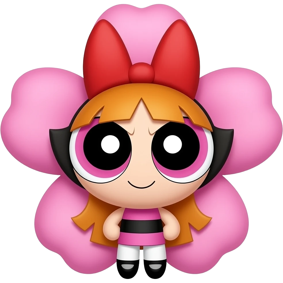 Blossom from The Powerpuff Girls emoji