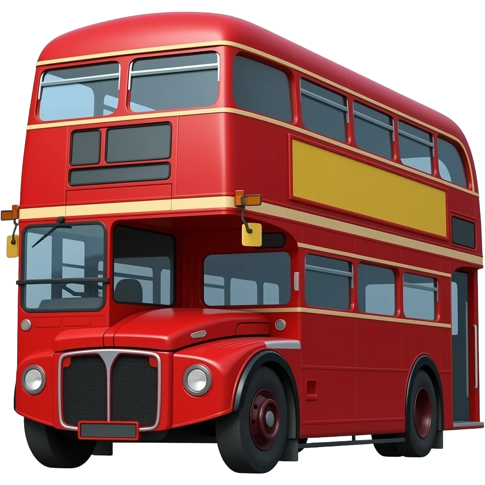 double decker bus emoji