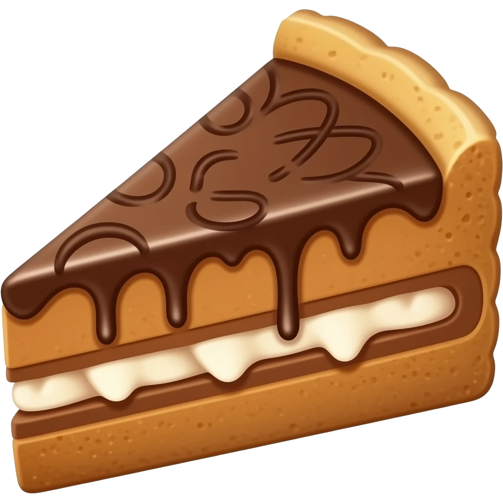 choocolate cheese cake emoji