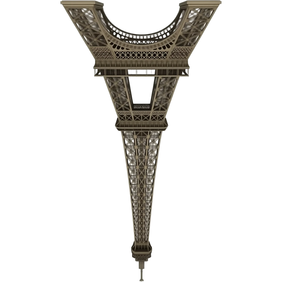 Turn Eiffel Tower upside down emoji