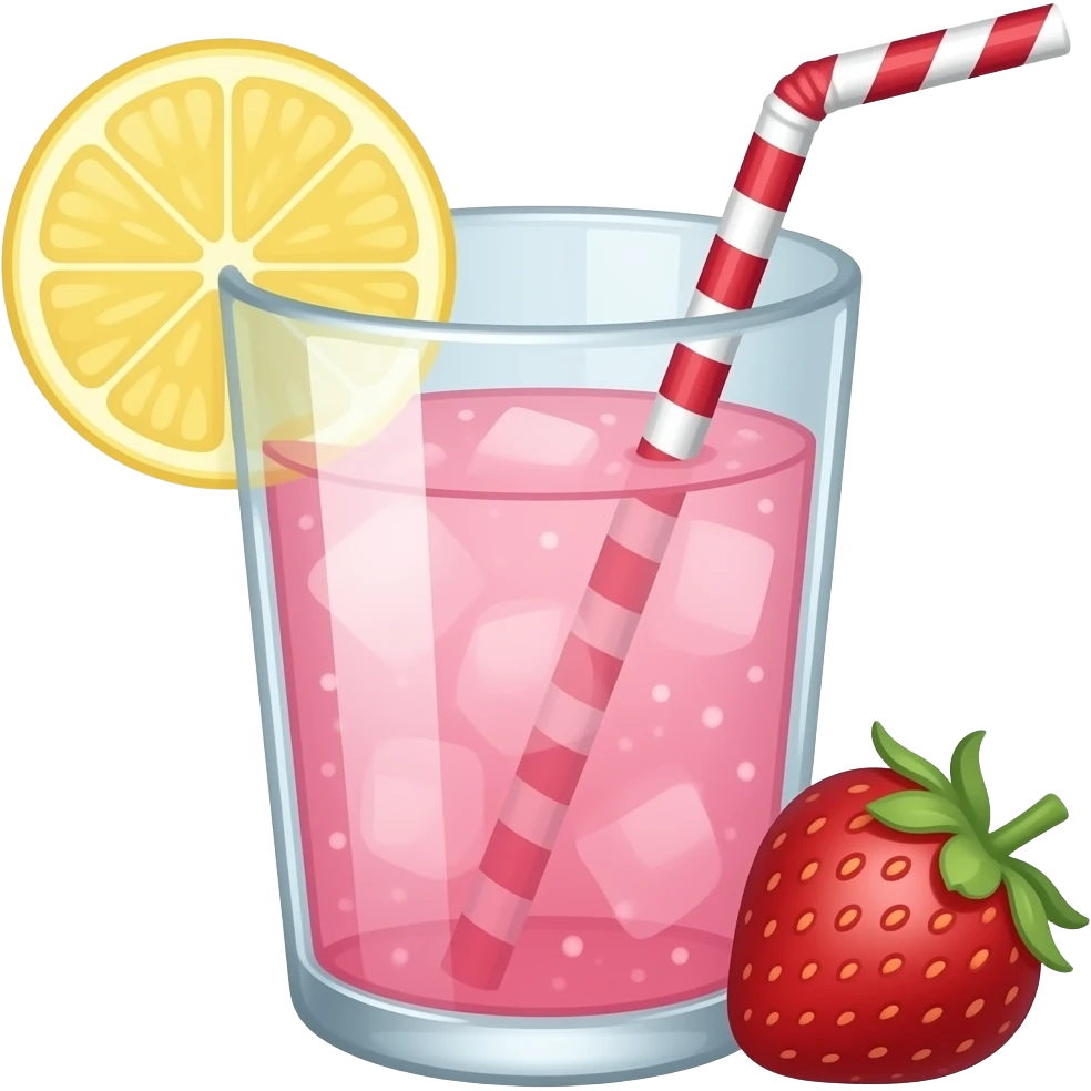 pink lemonade emoji
