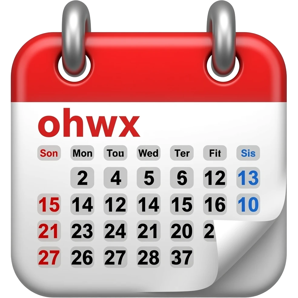 calendar emoji