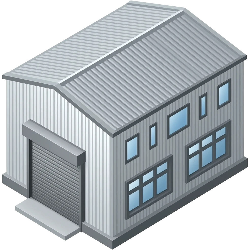 Metal Factory emoji  building no background emoji