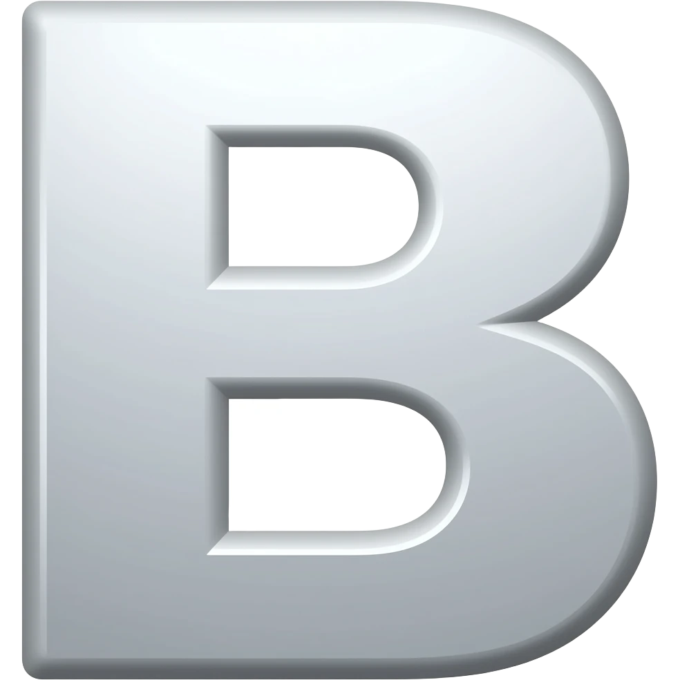 B emoji