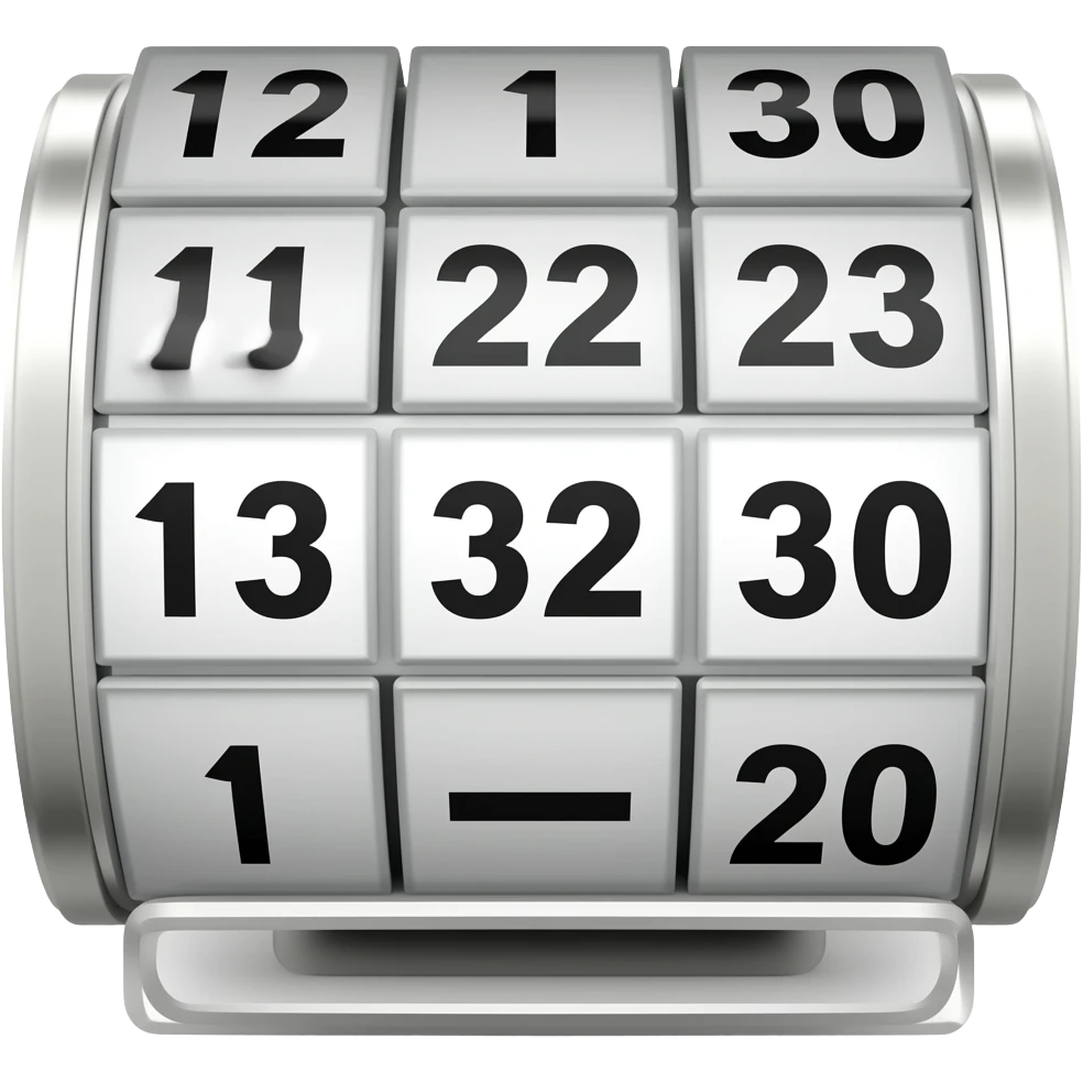 lottery Number Picker emoji