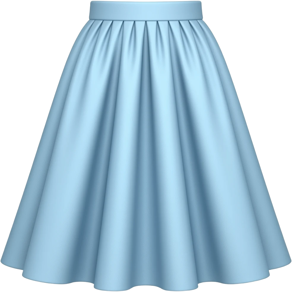 chiffon fabric baby blue emoji