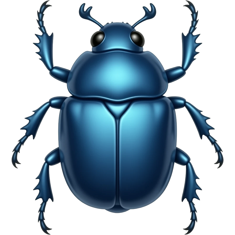 blue beetle emoji