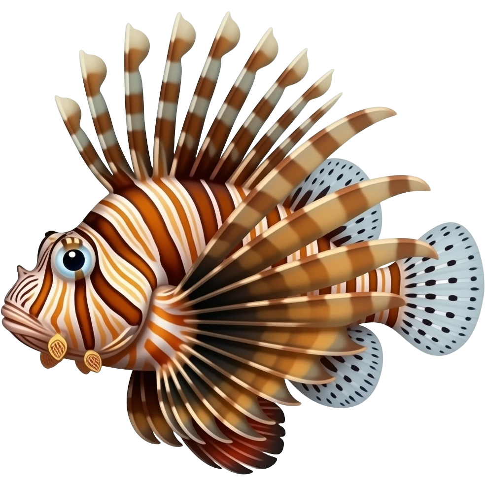Lion fish emoji