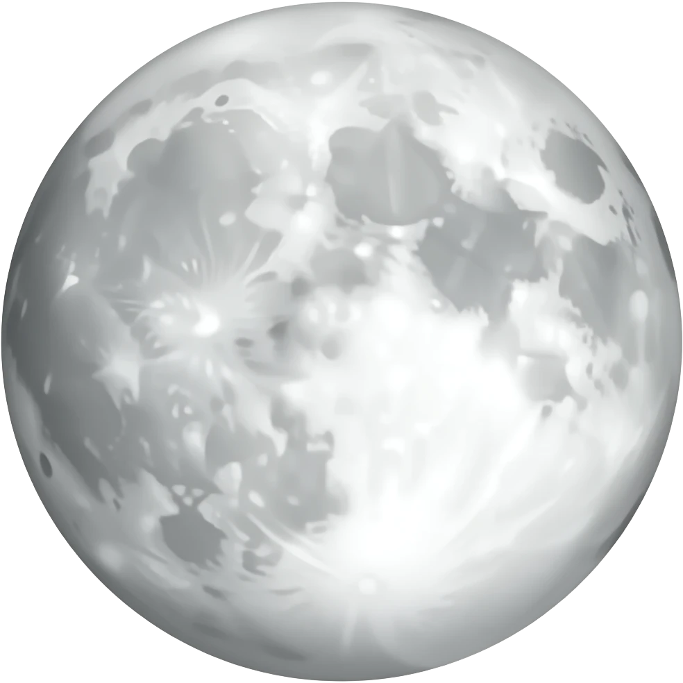 half moon emoji