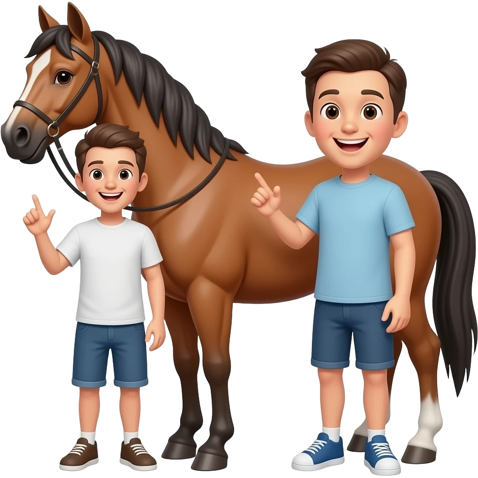 🤣+🐴 emoji