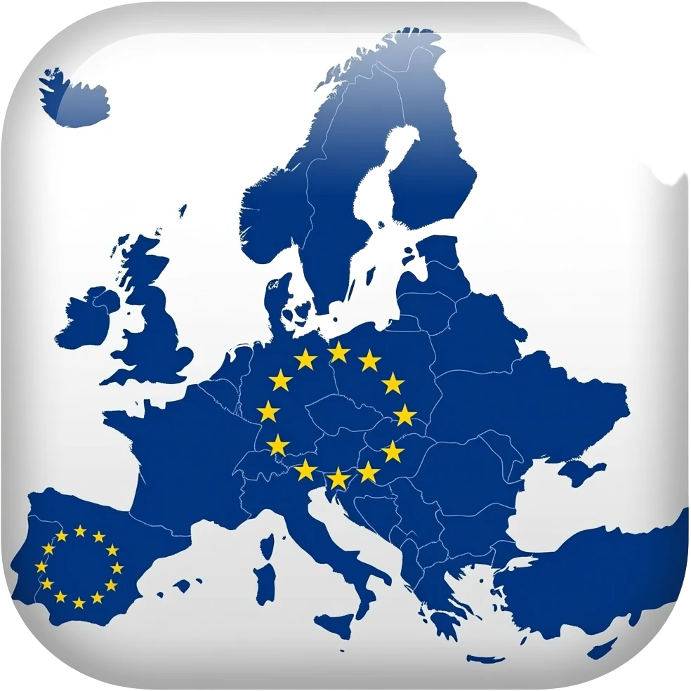 eu map icon emoji