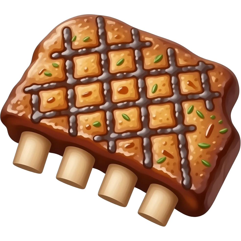 grilled ribs emoji