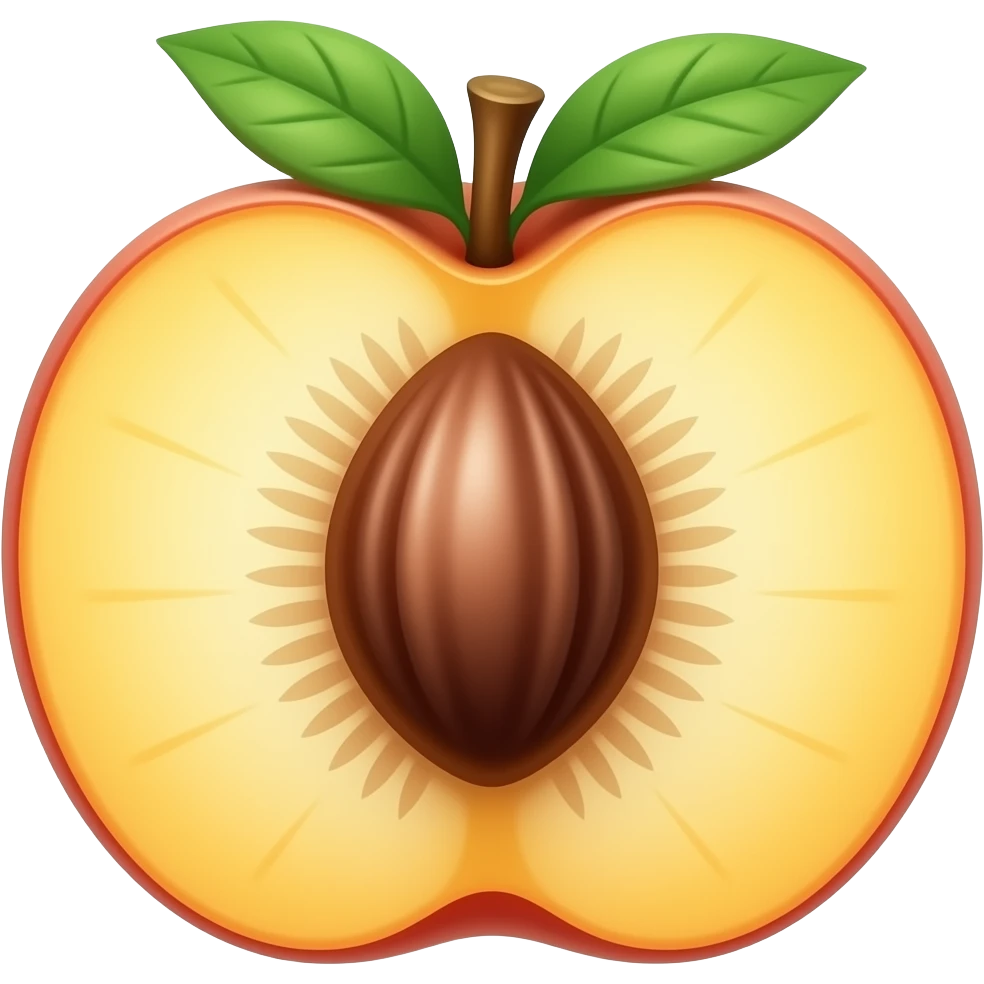 peach and comcomber emoji
