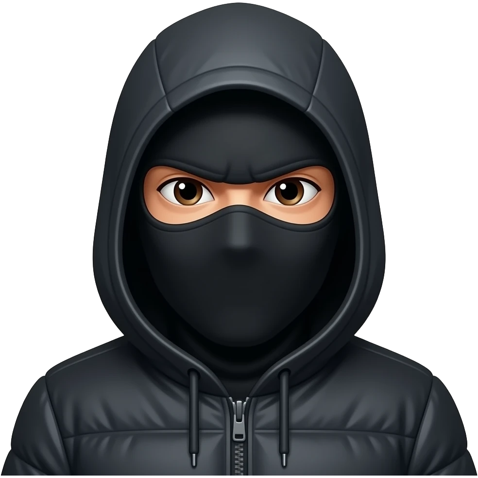 burglar with balaclava emoji