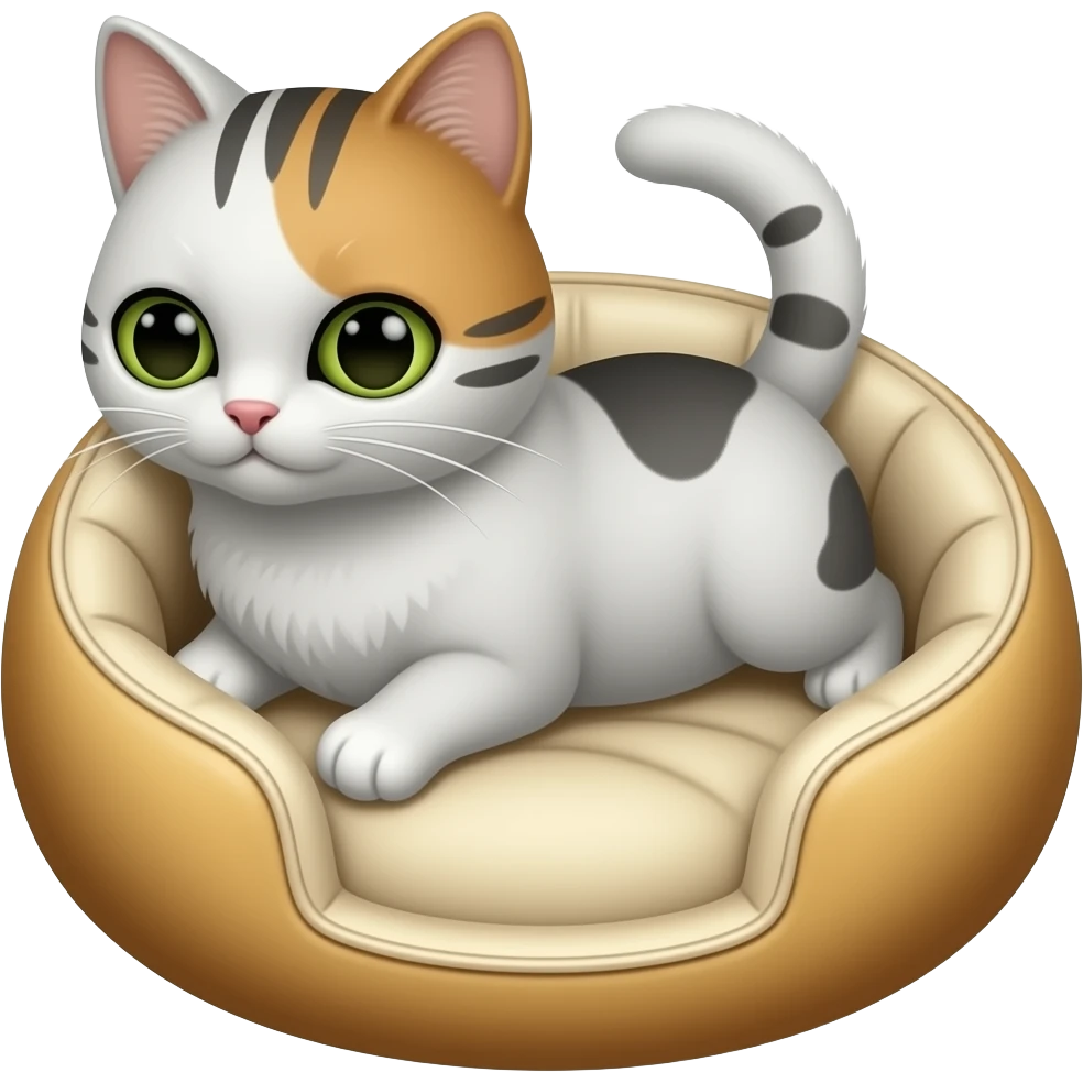 a cat bed without a cat emoji