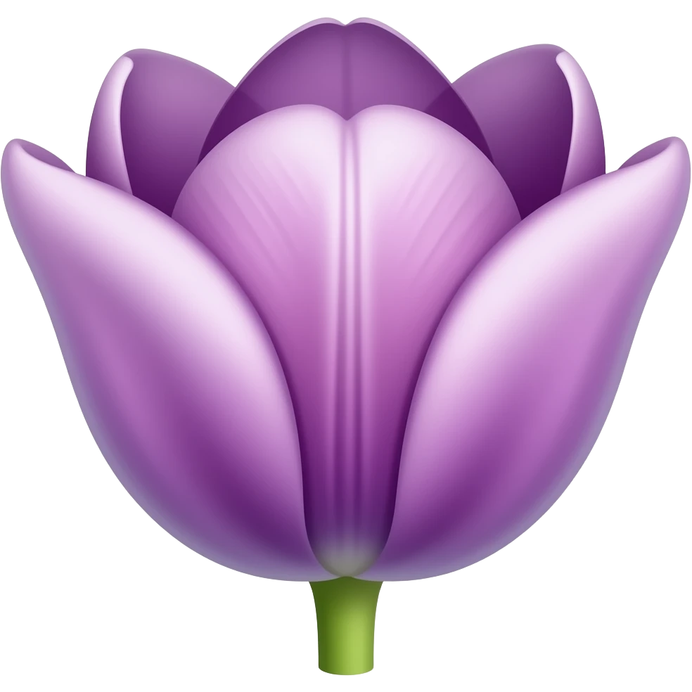 Tulipán morado emoji
