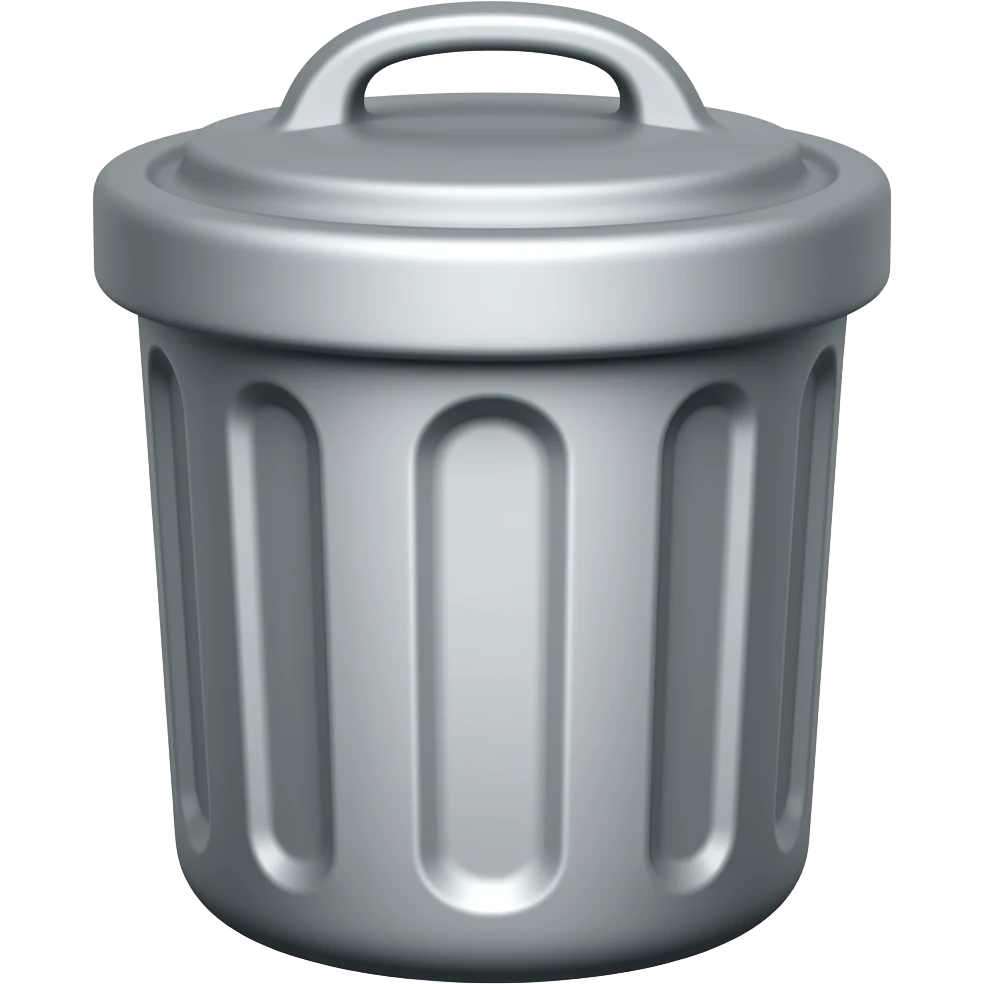 trash bin emoji