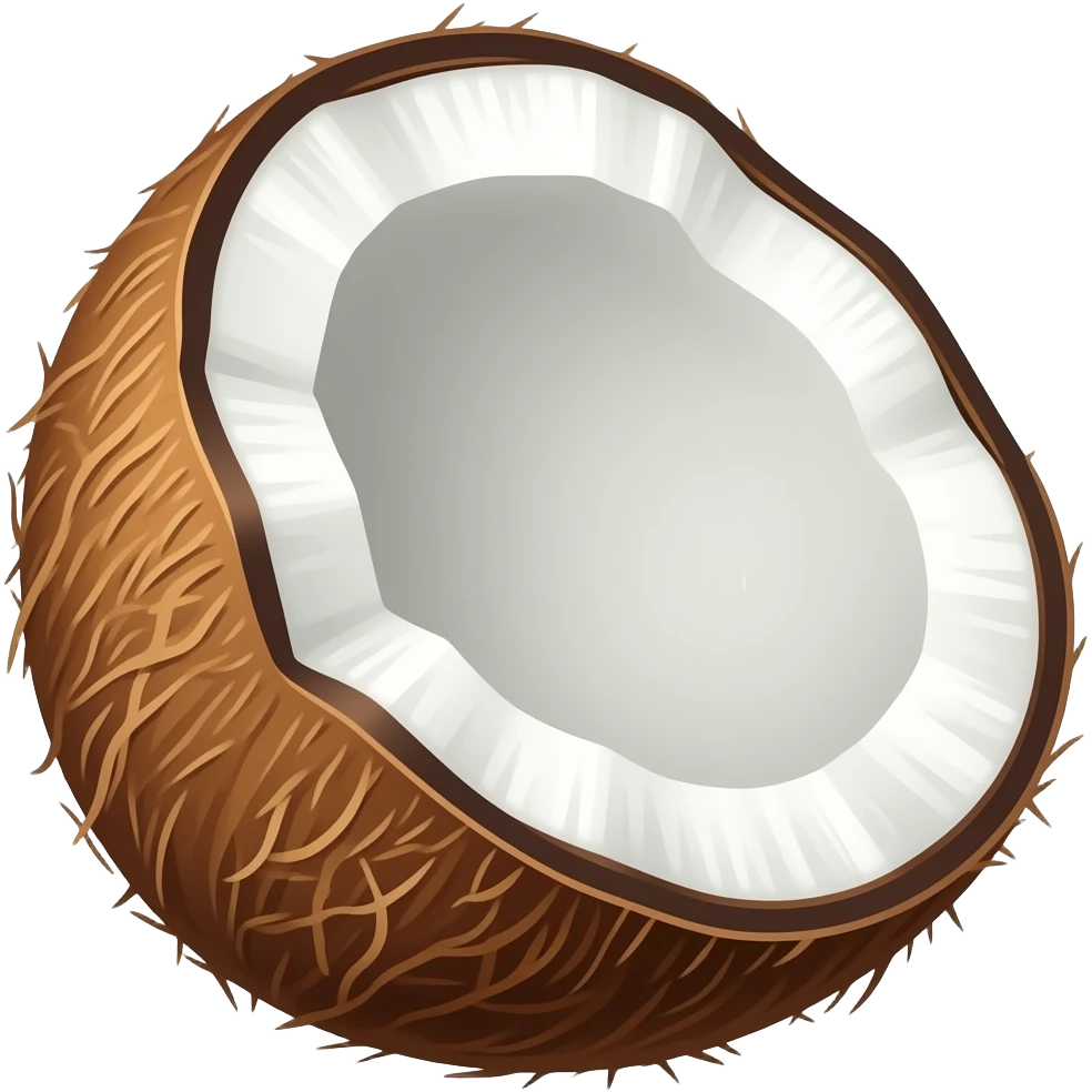 Coconut emoji emoji