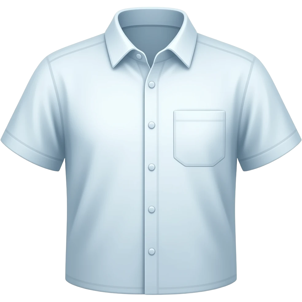 pixel white shirts emoji