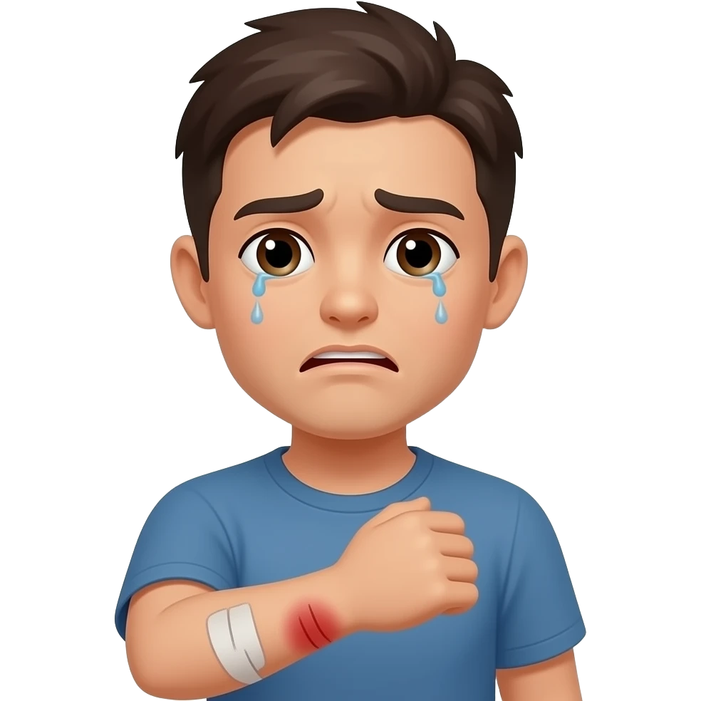 Hurt emoji
