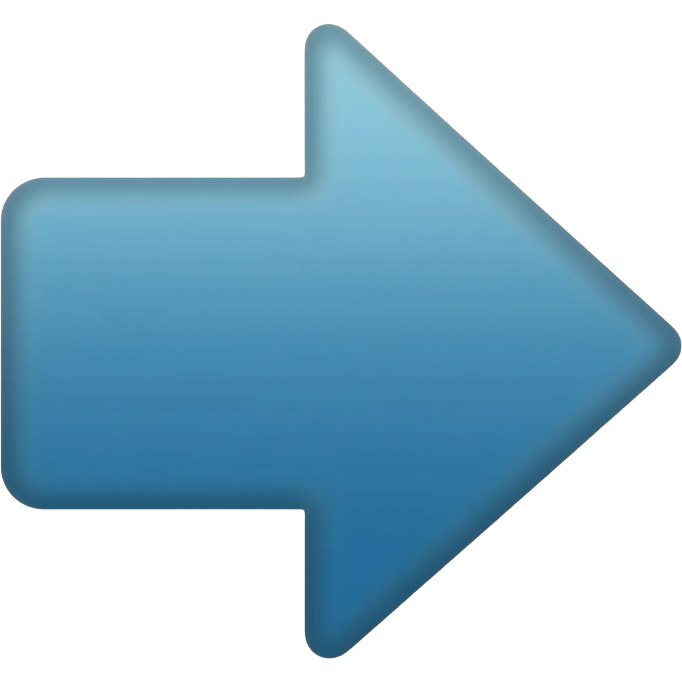 blue arrow emoji