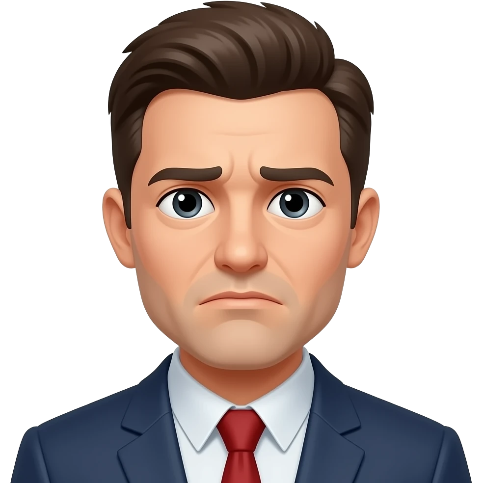 regular man sad emoji