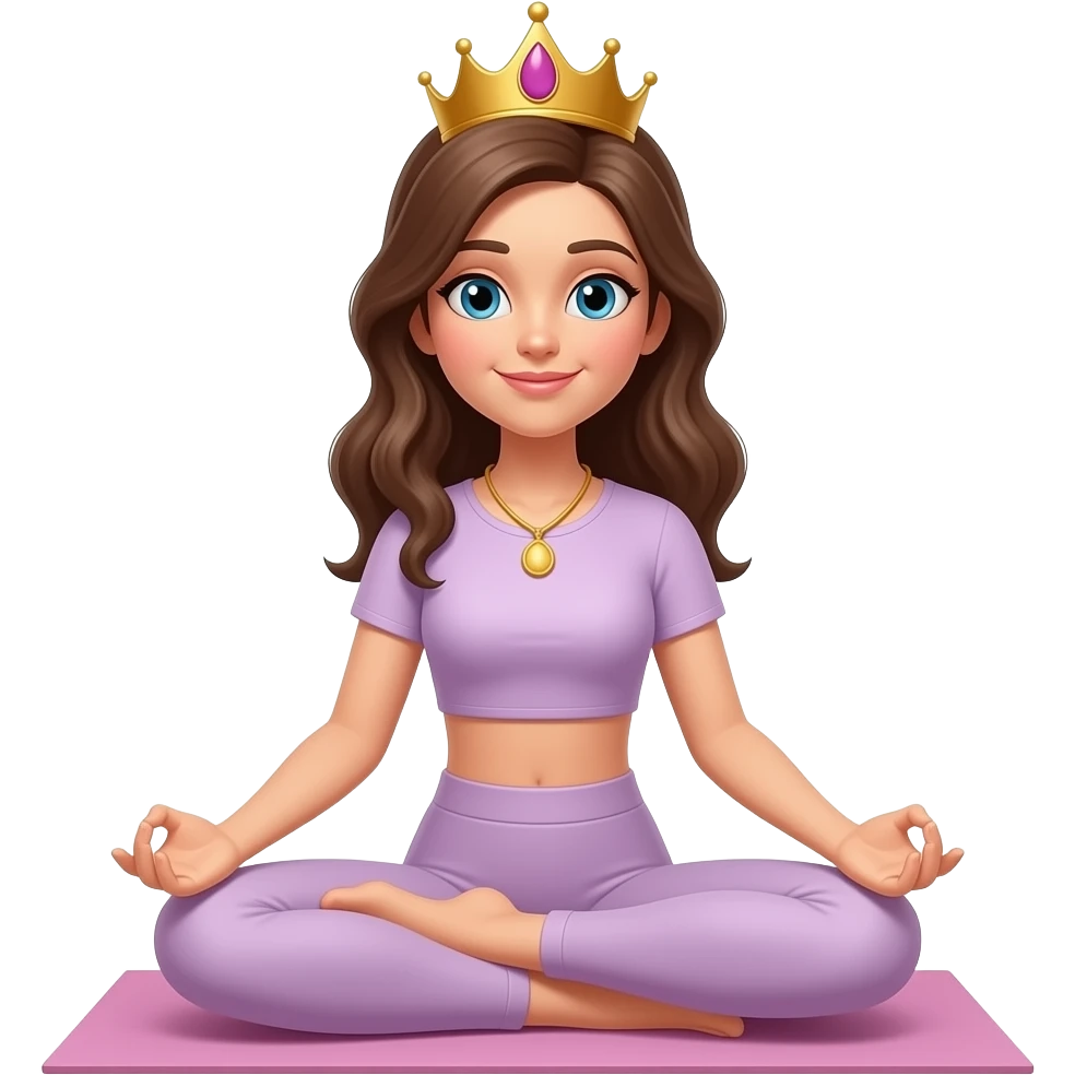 yoga princess emoji