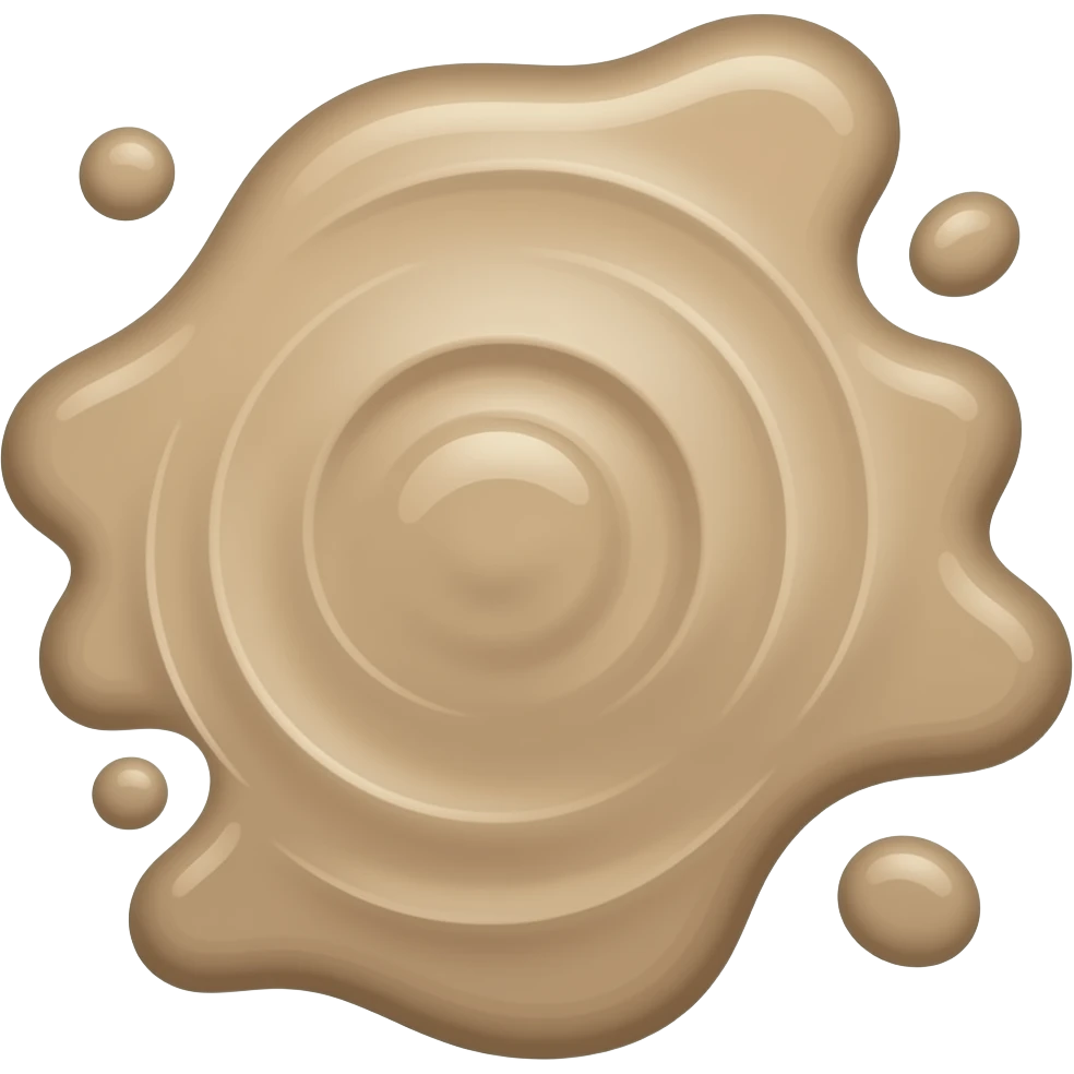 Mud emoji