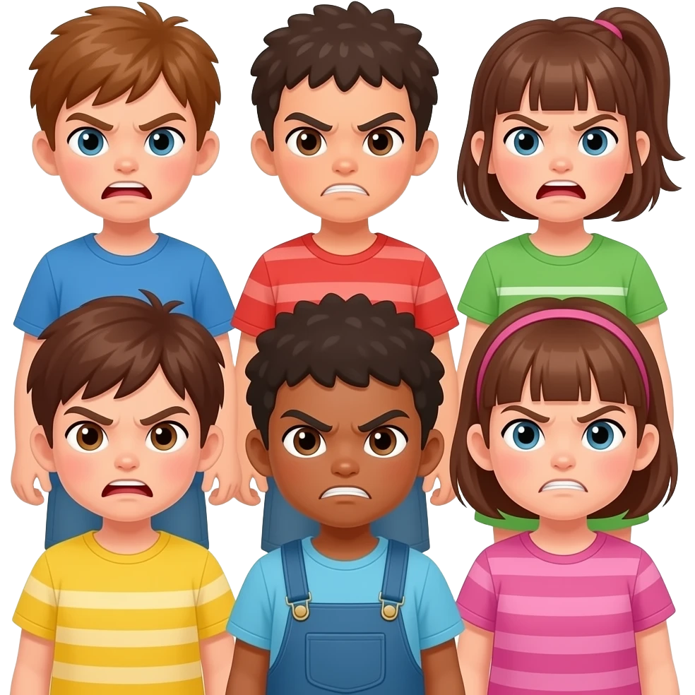 angry children emoji