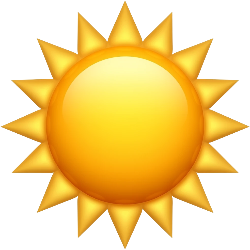 Sun emoji