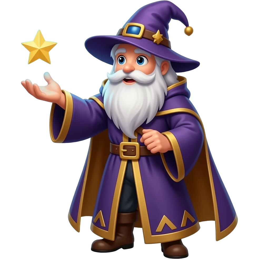 wizard casting spell emoji