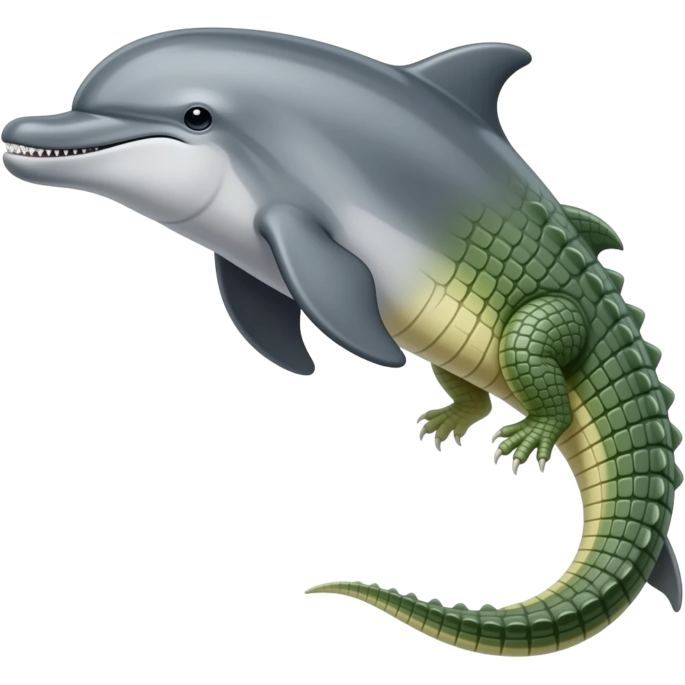 🐬🐊hybrid emoji