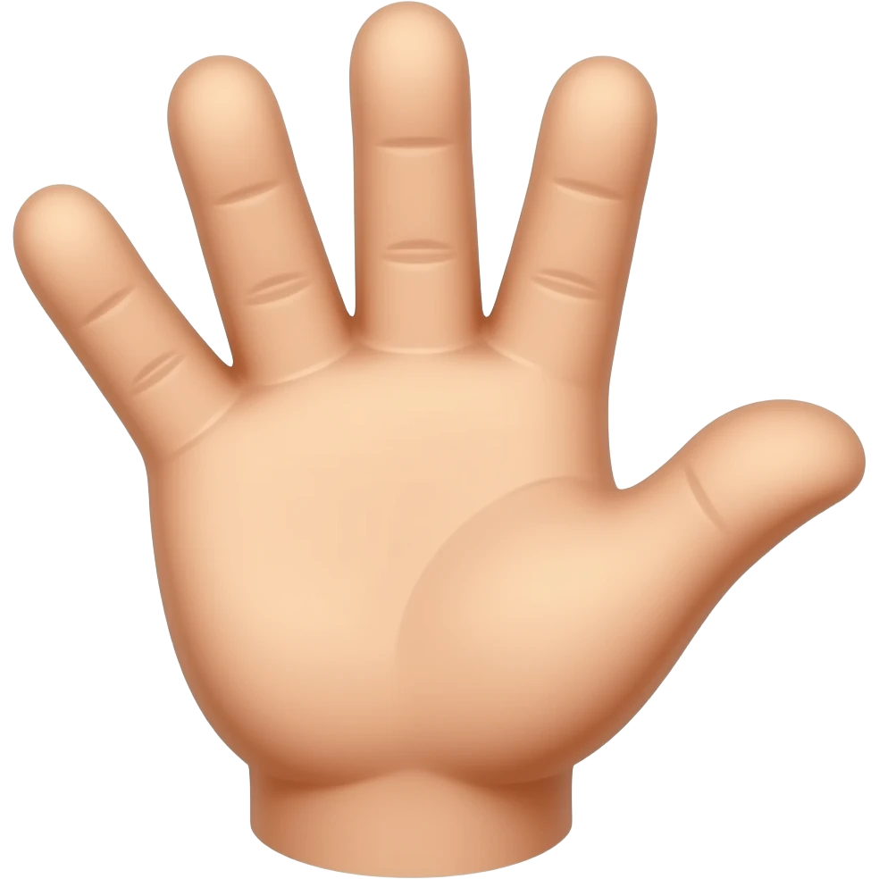 Hand puppet emoji
