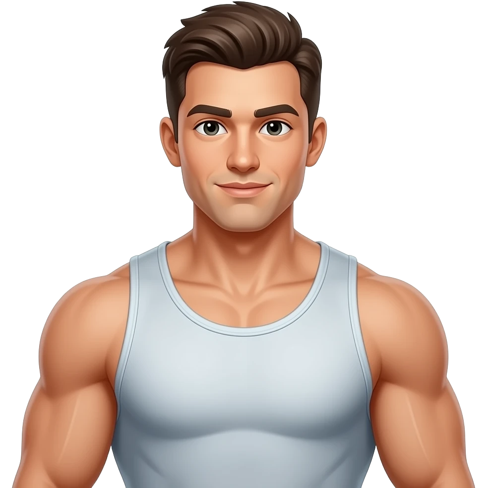 muscle guy emoji