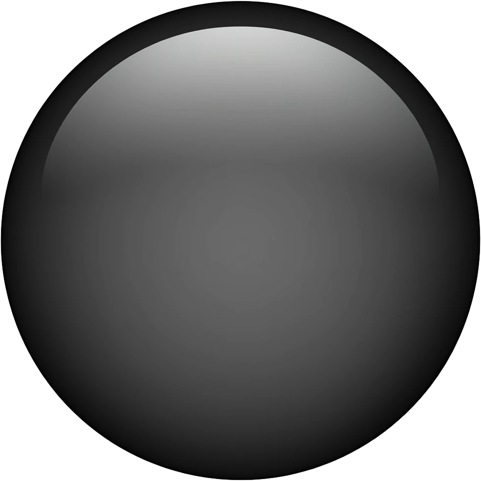 BLACK CIRCLE emoji